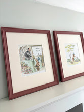 Load image into Gallery viewer, Framed Vintage Paddington Bear Illustrations