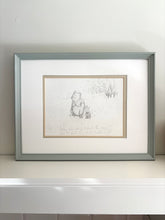 Load image into Gallery viewer, A3 Framed Vintage Winnie the Pooh Print