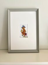 Load image into Gallery viewer, Framed Vintage Paddington Bear Illustration