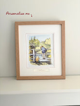 Load image into Gallery viewer, Framed Vintage Winnie the Pooh Print