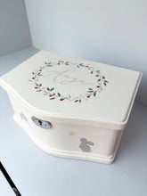 Load image into Gallery viewer, Hand-painted Personalised Keepsake Jewellery Box
