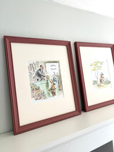 Load image into Gallery viewer, Framed Vintage Paddington Bear Illustrations
