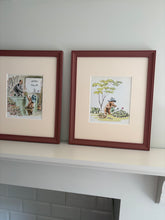 Load image into Gallery viewer, Framed Vintage Paddington Bear Illustrations