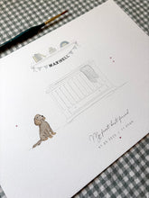 Load image into Gallery viewer, Nursery Cot Illustration (inc Pets)