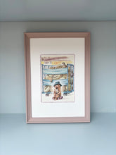 Load image into Gallery viewer, Framed Vintage Paddington Bear Illustration