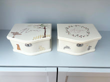 Load image into Gallery viewer, Hand-painted Personalised Keepsake Jewellery Box