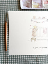 Load image into Gallery viewer, Nursery Cot Illustration (inc Pets)