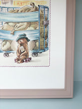 Load image into Gallery viewer, Framed Vintage Paddington Bear Illustration