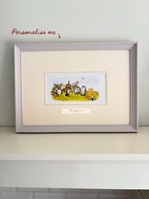 Load image into Gallery viewer, Framed Vintage Winnie the Pooh Print