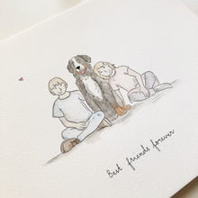 Load image into Gallery viewer, Custom Child & Pet Portrait