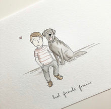 Load image into Gallery viewer, Custom Child & Pet Portrait