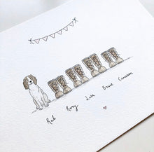 Load image into Gallery viewer, Welly/ Boot Family Portrait (inc Pets)