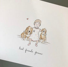Load image into Gallery viewer, Custom Child & Pet Portrait
