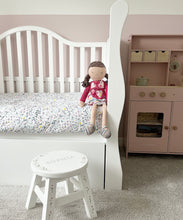 Load image into Gallery viewer, 'Bloom' Hand Painted Stool