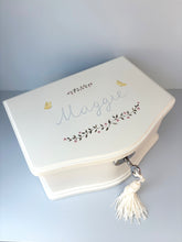 Load image into Gallery viewer, Hand-painted Personalised Keepsake Jewellery Box
