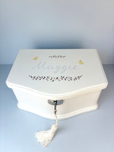 Load image into Gallery viewer, Hand-painted Personalised Keepsake Jewellery Box
