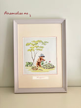 Load image into Gallery viewer, Framed Vintage Paddington Bear Illustration
