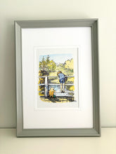 Load image into Gallery viewer, Framed Vintage Winnie the Pooh Print
