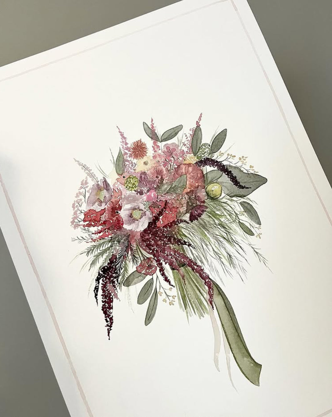 Hand-Painted Bouquet