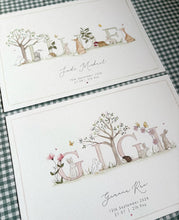 Load image into Gallery viewer, Hand-Painted Children’s Name Illustration
