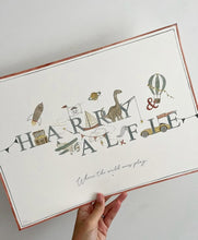 Load image into Gallery viewer, Hand-Painted Children’s Name Illustration
