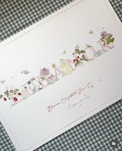 Load image into Gallery viewer, Hand-Painted Children’s Name Illustration
