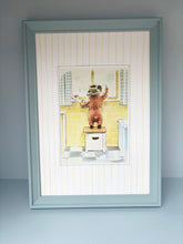 Load image into Gallery viewer, Framed Vintage Paddington Bear Illustration
