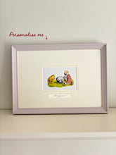 Load image into Gallery viewer, Framed Vintage Winnie the Pooh Print
