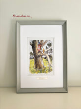 Load image into Gallery viewer, Framed Vintage Winnie the Pooh Print
