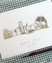 Load image into Gallery viewer, Hand-Painted Children’s Name Illustration
