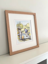 Load image into Gallery viewer, Framed Vintage Winnie the Pooh Print
