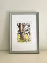Load image into Gallery viewer, Framed Vintage Winnie the Pooh Print
